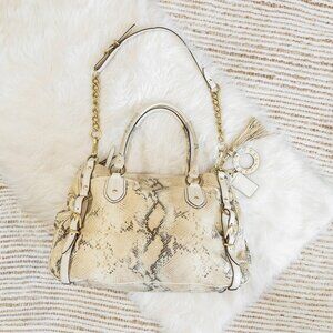 COACH 17551 *RARE!* SIERRA EXOTIC CARRYALL SATCHEL EMBOSSED PYTHON BAG